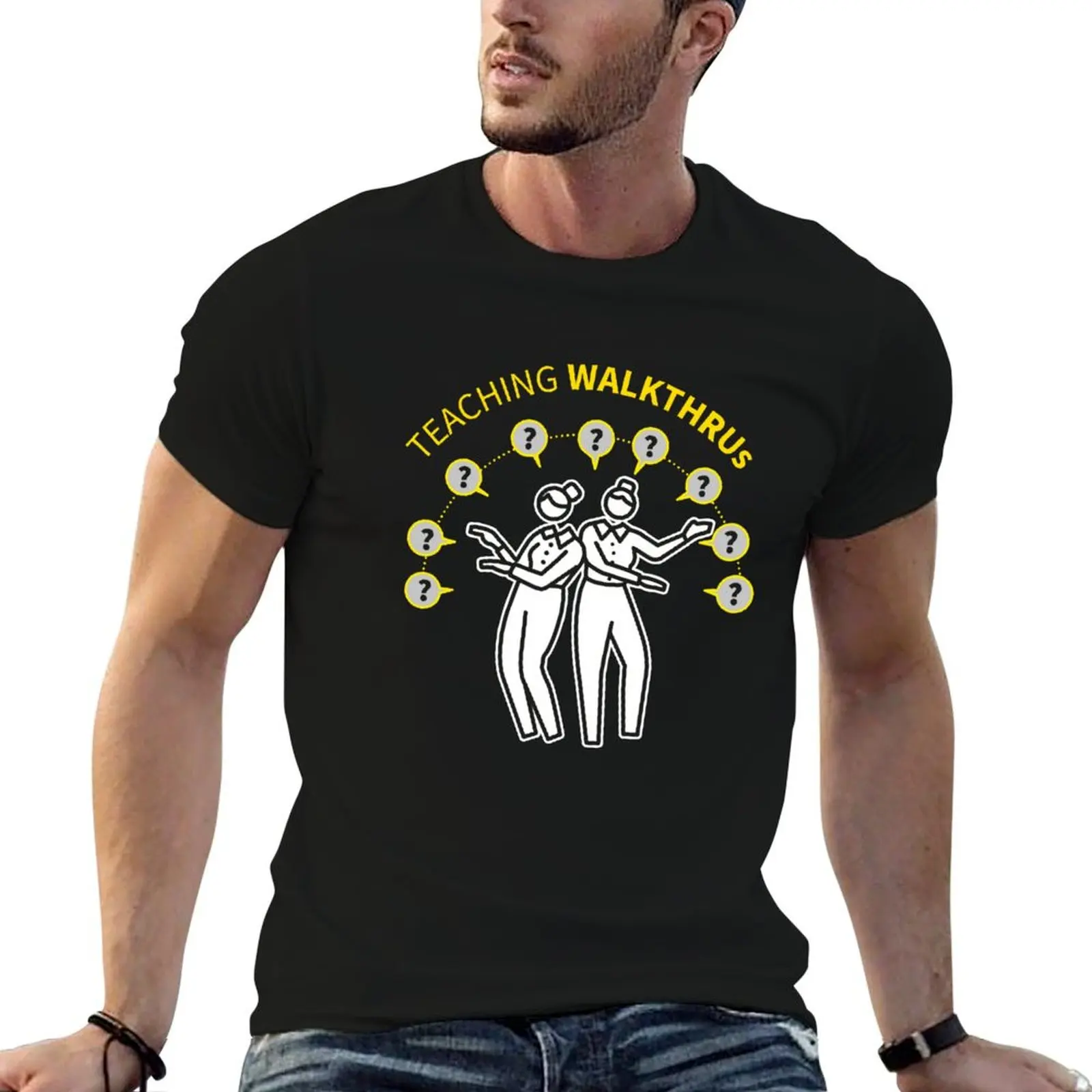WalkThrus #6 T-Shirt t shirts for man pack cotton t shirt man plain cotton t shirts high quality T-shirt