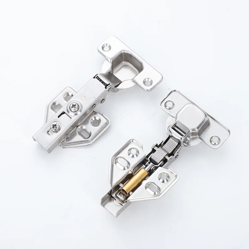 Picture 5: 2/10PCS Stainless Steel Cabinet Hinges Soft Closing Hydraulic Door Hinge Damper Concealed Hinges with Screws