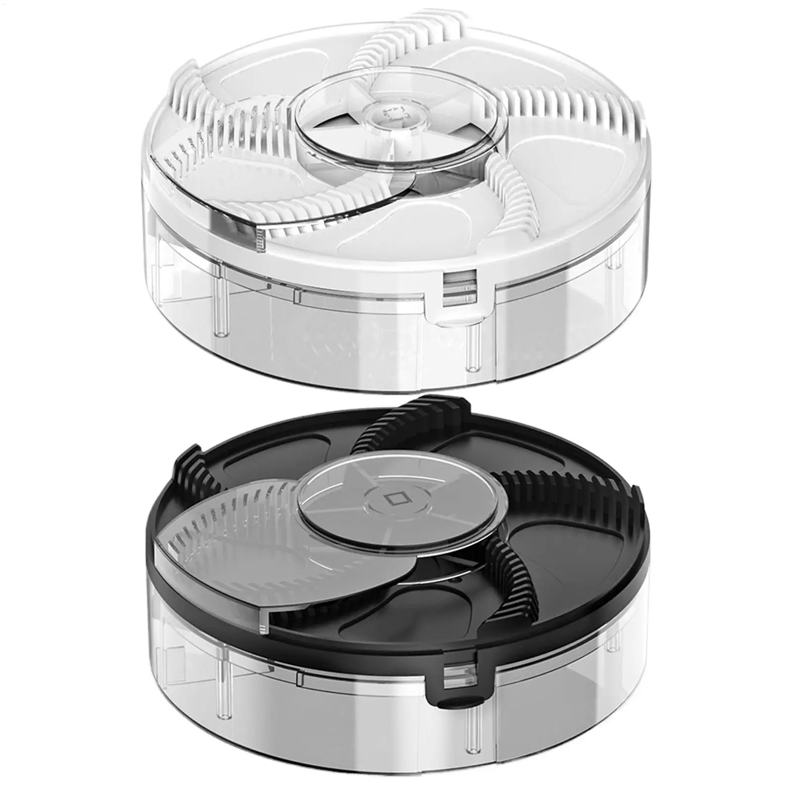 Rechargeable Electric Fly Trap, Rotating Silent Bug Zapper with UV Light, Automatic Flying Insect Catcher for Home, Kitchen