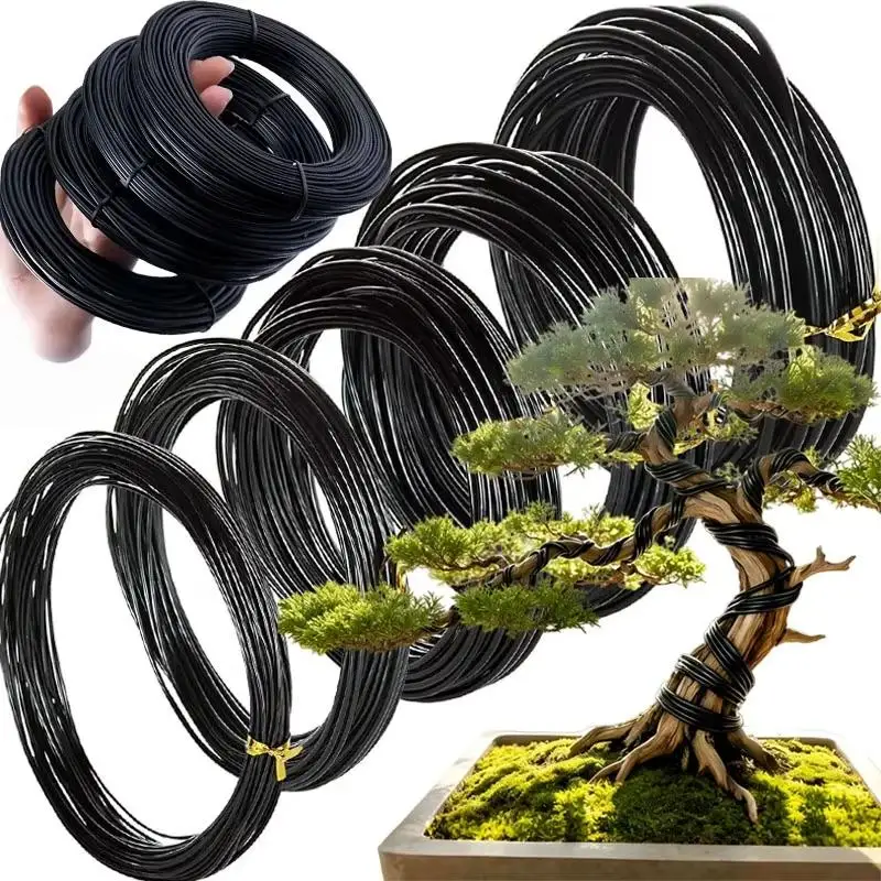 Bonsai Training Wire 10M Aluminum 1-3mm Easy to Use for Home Garden Orchard Plant Shaping Hobbyists