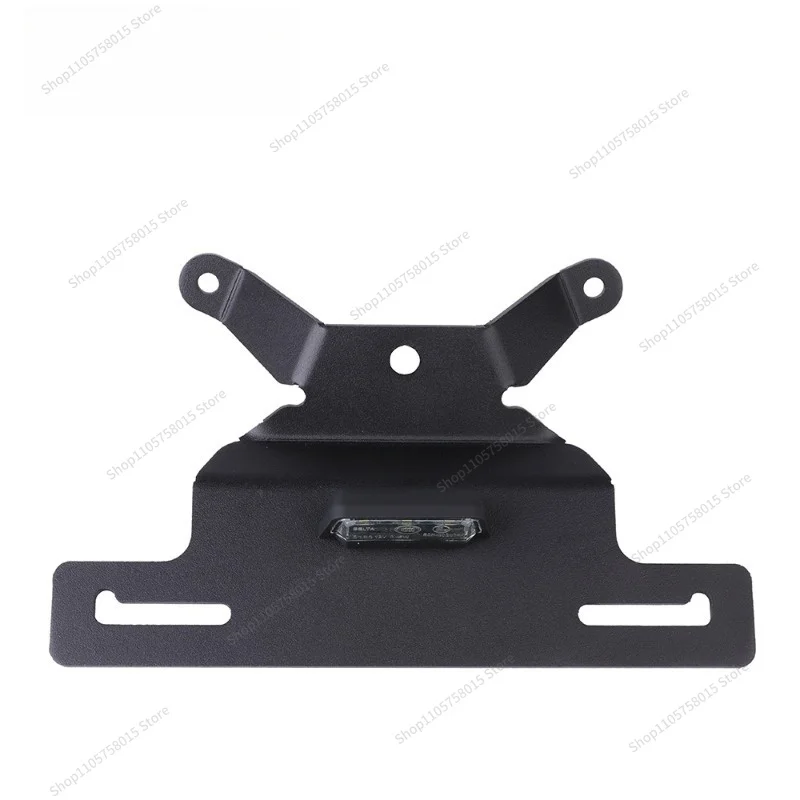 For Suitable for Folding License Plate Frames, Modified Short Tail Fender Motorcycle License Plate Holder Photo Accessories