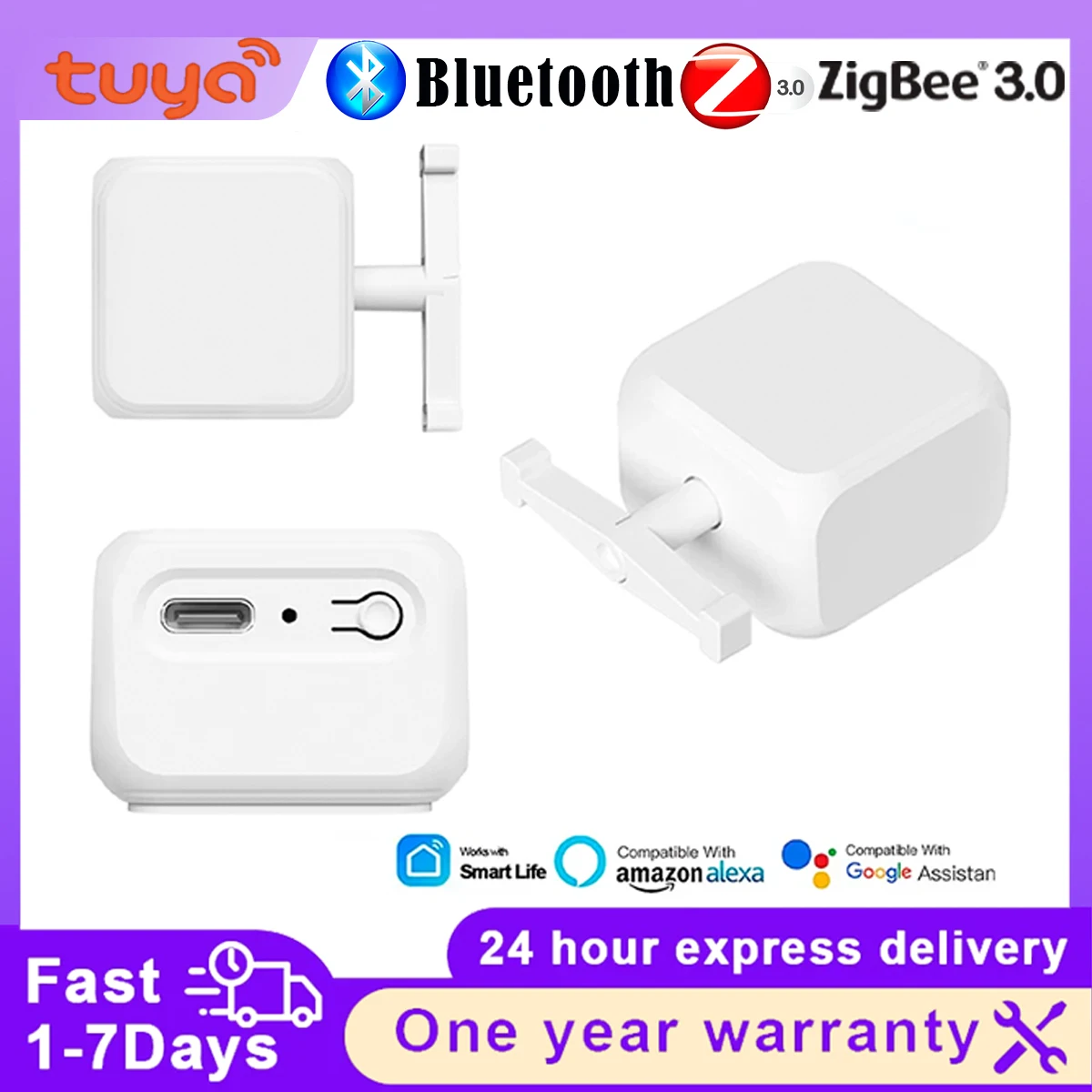 

Tuya Bluetooth Fingerbot Робот-кнопка Рокер Умный переключатель Пульт дистанционного управления Пресс-робот Поддержка Google Home Alexa Голосовой помощник