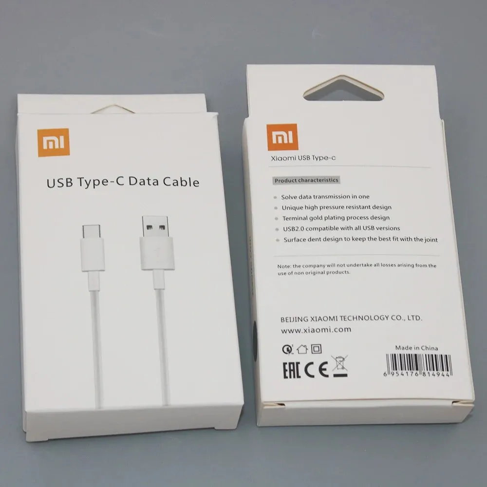 Xiaomi USB C Cable 10W 18W 27W 30W Fast Charging 3A Type C Line Cord 100CM For Mi 8 9 se 9T CC9e CC9 Pro Redmi 8 9 8A 9A 9T K20