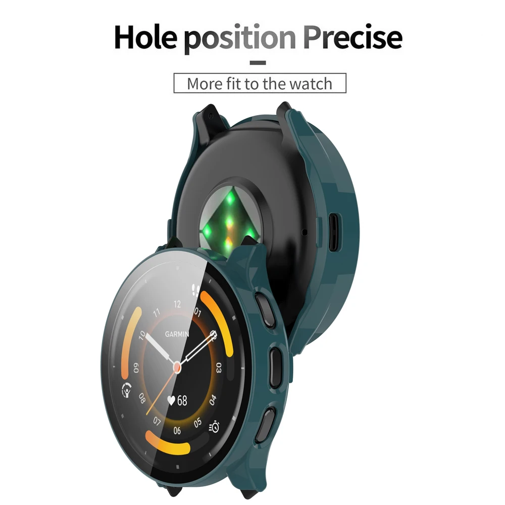 Case Glass for Garmin Venu 3 3s Screen Protector Full Cover for Garmin Venu 3s Film Hard Protective Cases