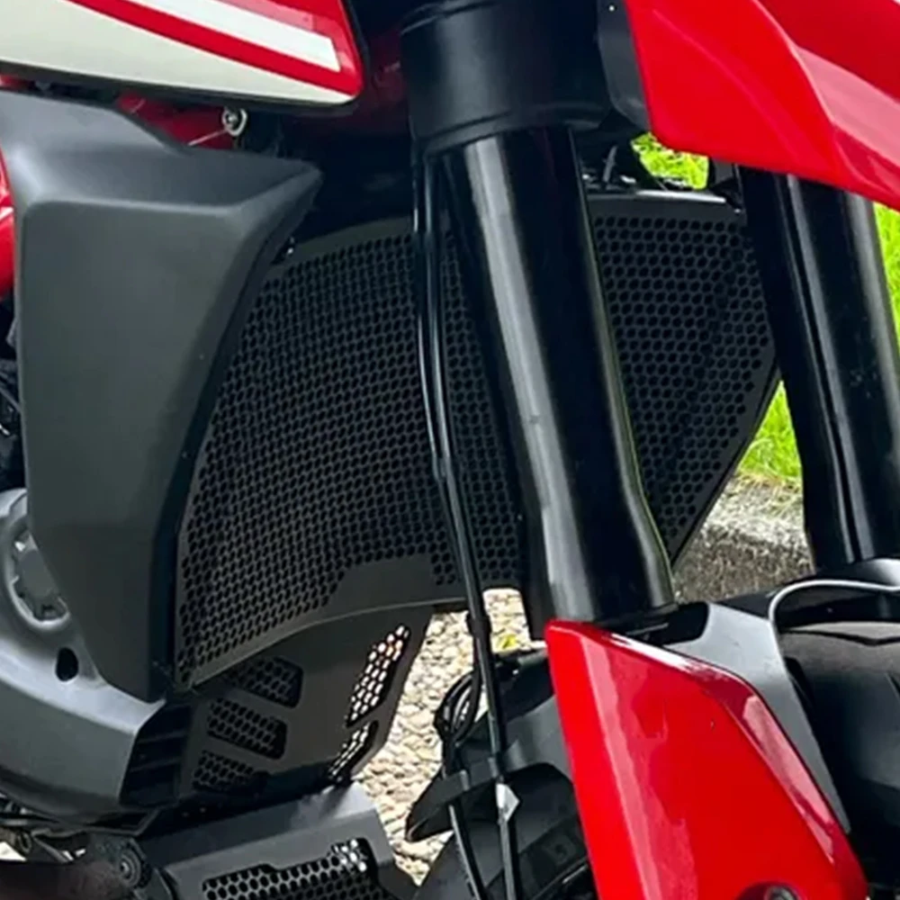 Motocicleta para ducati monster 1200 r s 821 monster821 stealth/escuro/listra grade de proteção do radiador capa protetor 2013-2021 2025