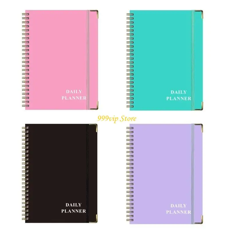 C90C Coil-binding Weekly Planner Daily Journal Notebook for Weekly Plans Task