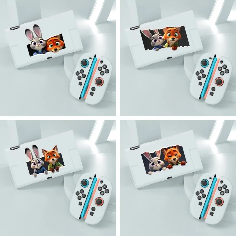 

Disney Zootopia TPU Protective Cover NS2 Soft Shell with Shockproof Anti-Scratch Protective Case for Switch 2 Split Matte Case