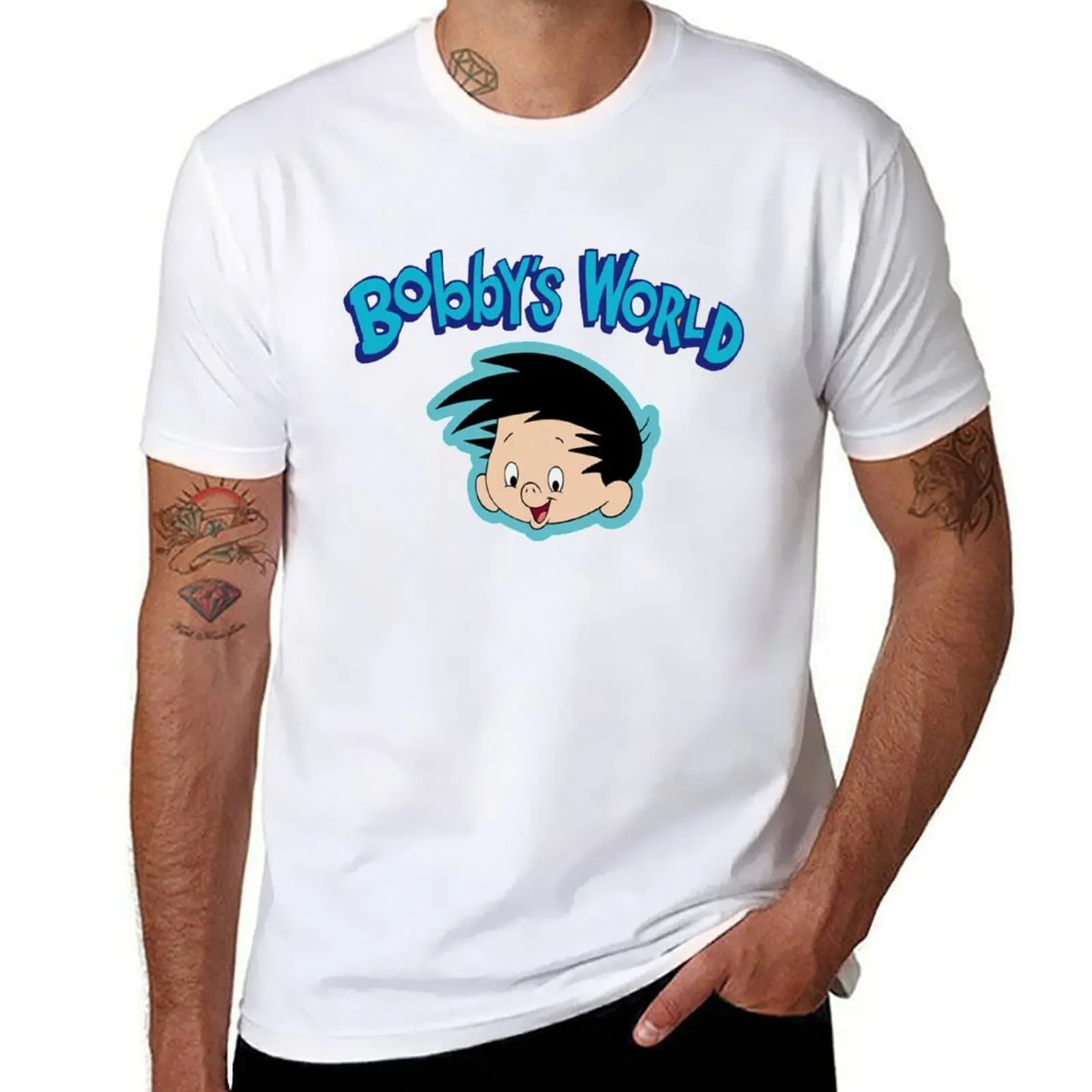 

Bobbys World T-Shirt t shirt man casual cotton t shirt man T-Shirt