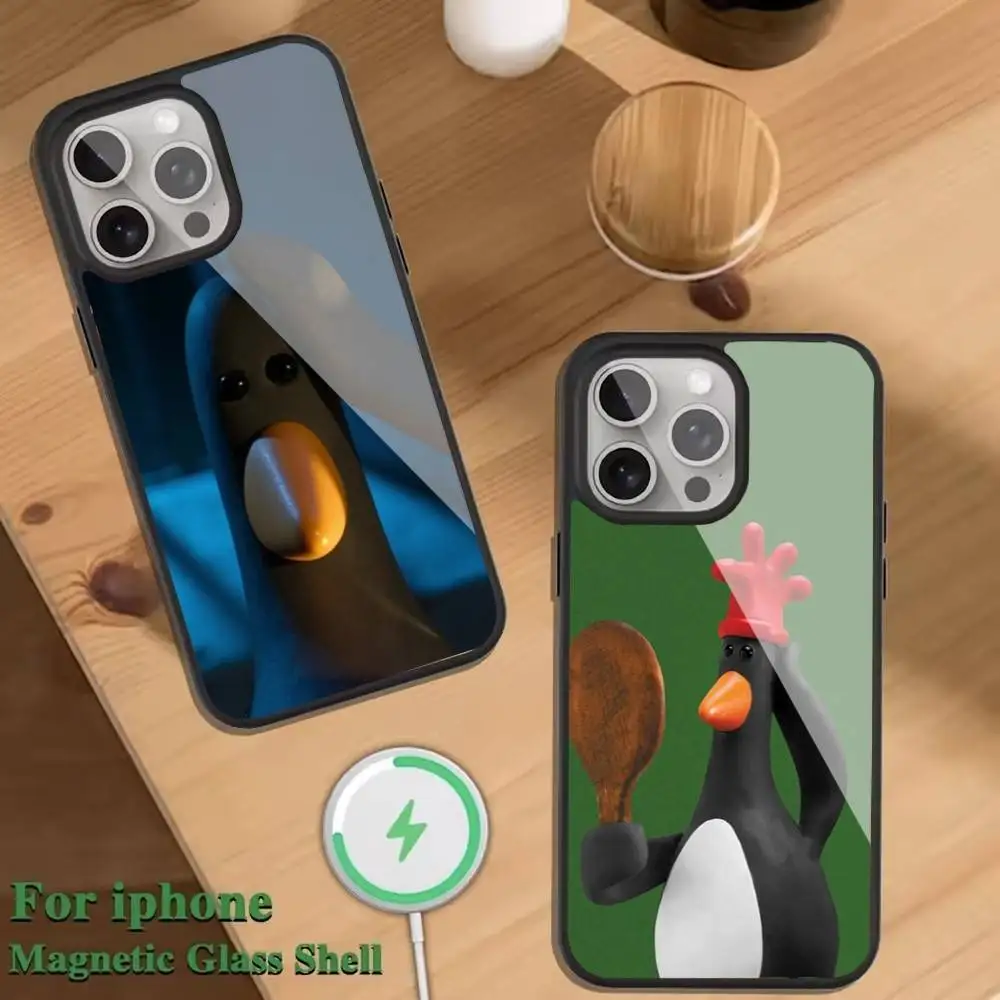 

F-Feathers M-McGraw Phone Case For Magnetic Wireless Charge Cover For iphone 16 15 14 13 12 11 Pro Max Plus Coque