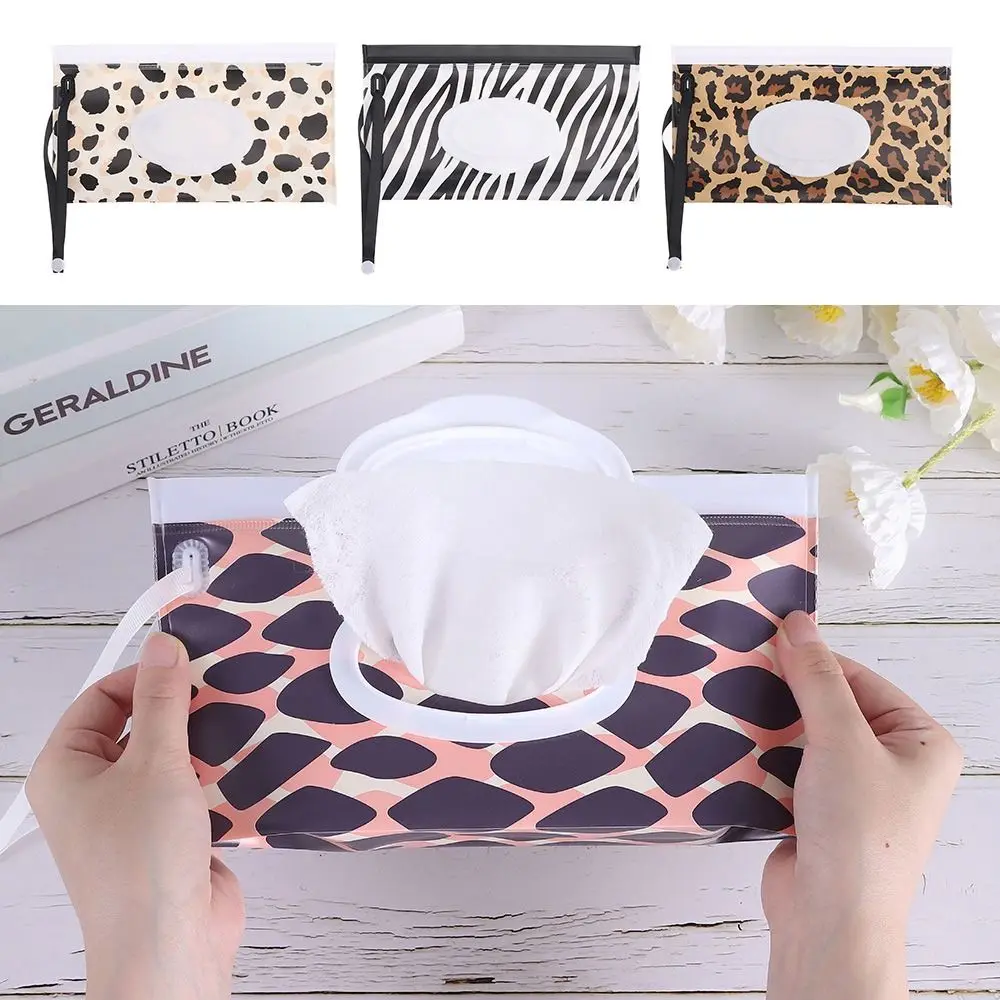 

Fashion EVA Wet Wipes Bag Flip Cover Reusable Wipes Holder Case Refillable Portable Wet Wipe Pouch Home