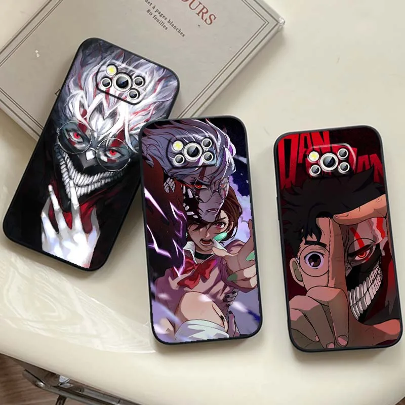 

Anime D-Dandadans O-Okaruns For Xiaomi Mi Poco F3 F4 F5 F6 X3 X4 X5 X6 X7 M3 M4 M5s M5 M6 GT Pro 5G Black Cover Phone Case