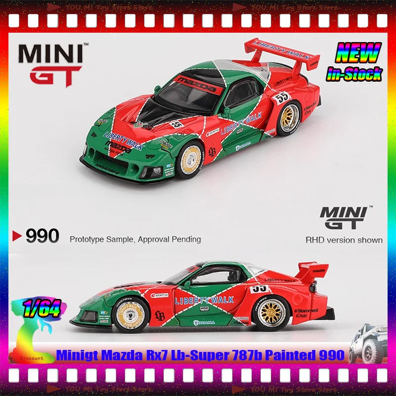 

В наличии Minigt 1:64 Mazda Rx7 Lb-Super 787b литая модель автомобиля моделирование сплава миниатюрные индивидуальные детские игрушки подарок окрашенный