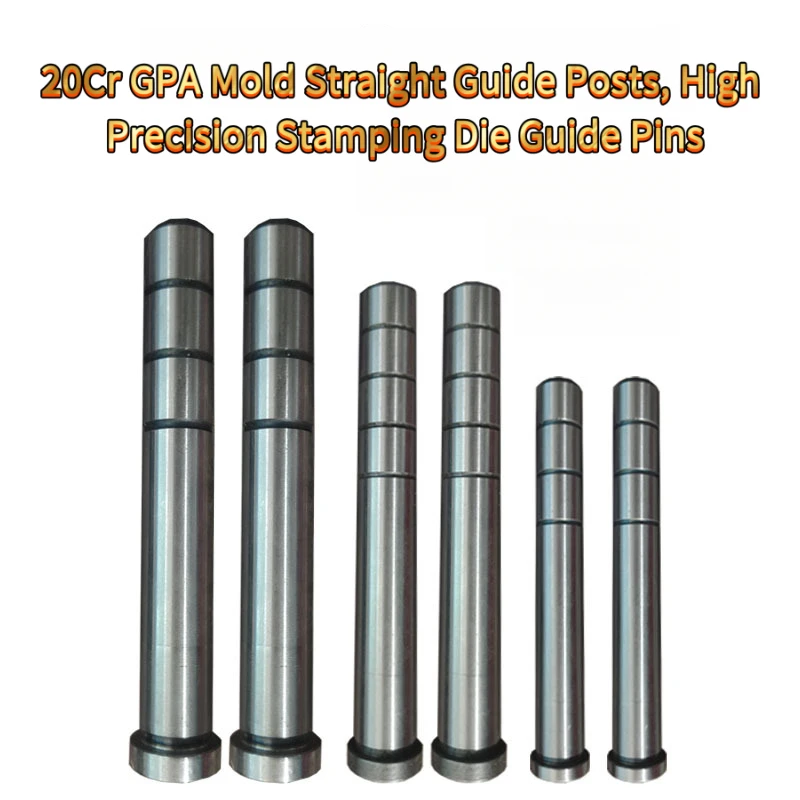 5PCS 20Cr GPA Straight Guide Posts, High Precision Stamping Die Guide Pins Injection Molding