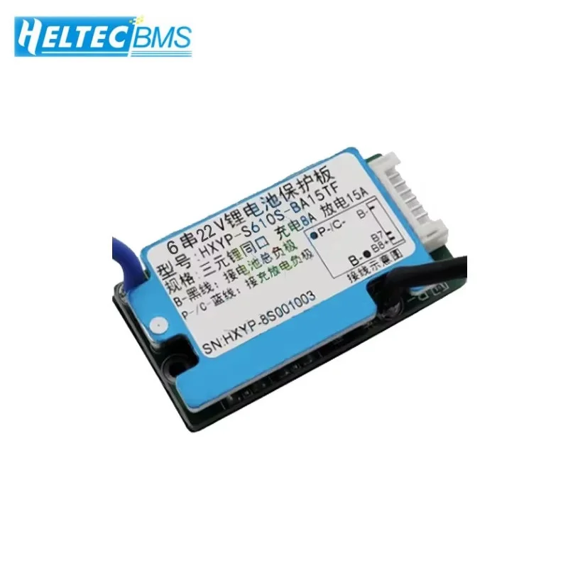 6S 7S 8S 9S 10S 15A 20A protection board 3.7V 18650 lithium battery, charge and discharge, with temperature control