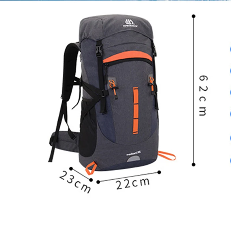 Qualidade Waterproof Travel Backpacks 50L Grande Capacidade Homens Mulheres Outdoor Caminhadas Escalada Sport Rucksacks Camping Equipment Bags