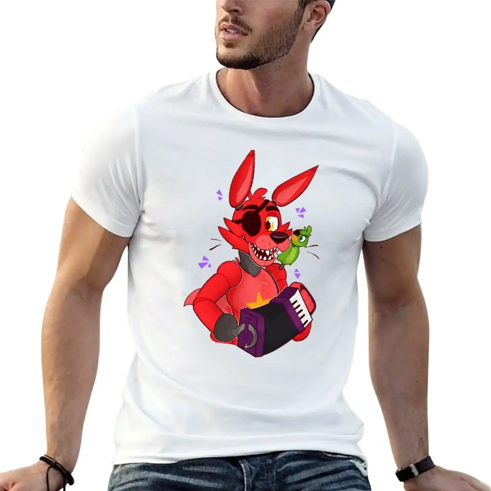 

Rockstar Foxy - Me Bird Likes Ya' T-Shirt Short sleeve tee oversizeds boys animal print mens graphic t-shirts