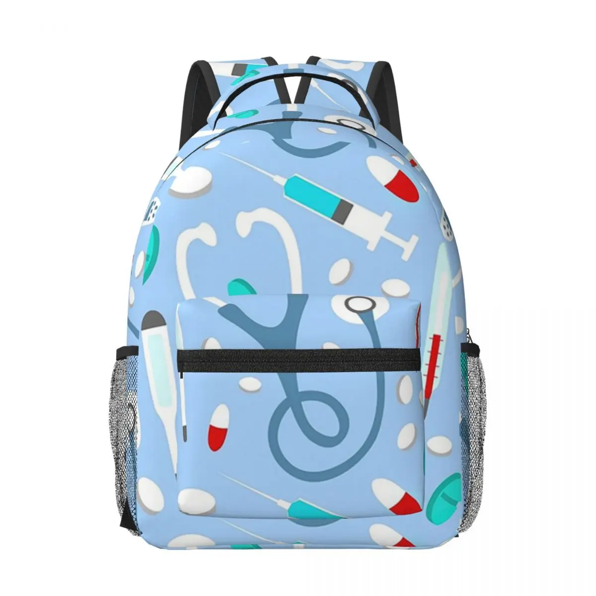 Medical Nurse Tools Woman Backpacks Boys Girls Bookbag Waterproof Students School Bags Portability Laptop Rucksack Shoulder Bag