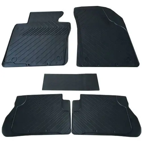 For VW Caddy 2003 After Rubber Mat Black