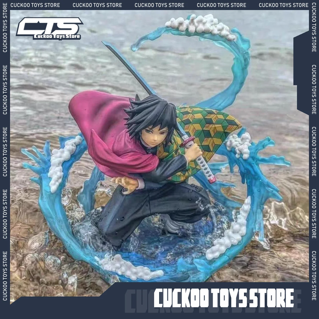 

17cm High Anime Demon Slayer Zero Tomioka Volunteer Water Breath Statue Model Handmade Children'S Gift Action Figure Toys Gifts