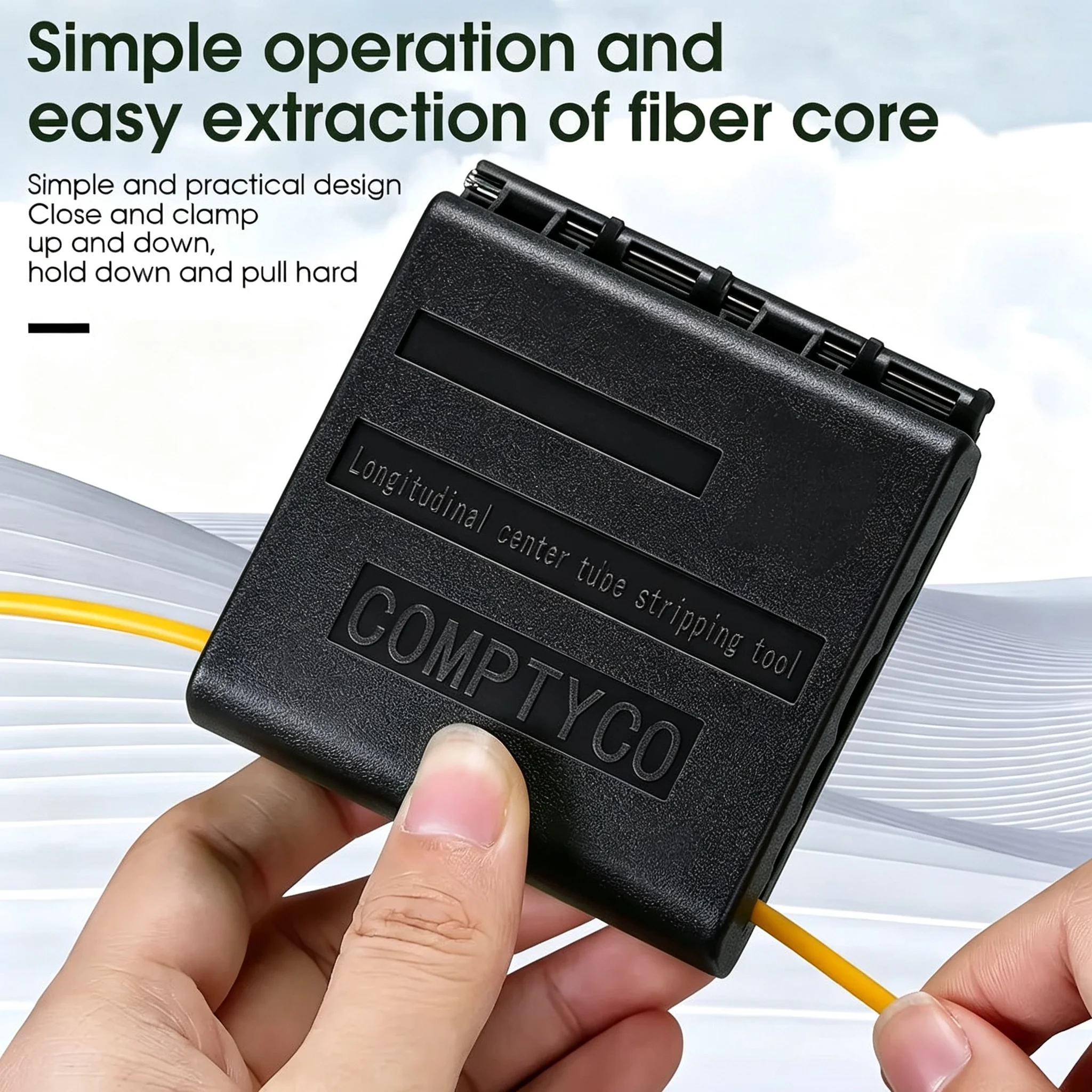 SUMMITOP 1.5~11mm Fiber Cluster Loose Tube Cable Jacket Sheath Slitter Fiber Optic Tool Longitudinal Beam Tube Stripper 1.5-11mm