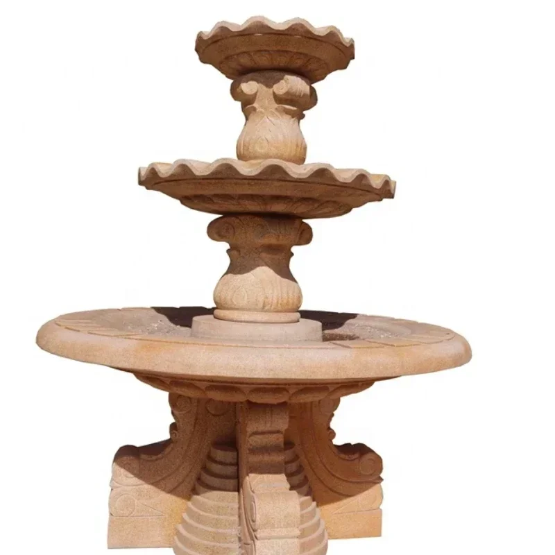 Hot sales Stone Waterscape Fountain Garden Fountain Sculpture Sculpture Supplier Manufacturer Made in China
