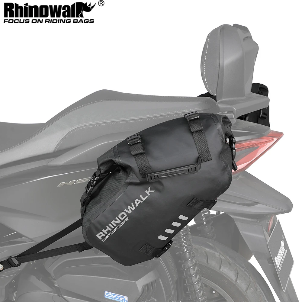 Rhinowalk-advスクーターサドルバッグ,防水トラベルバッグ,スクーター用収納バッグ,モーター,18l,28l,48l,2個セット