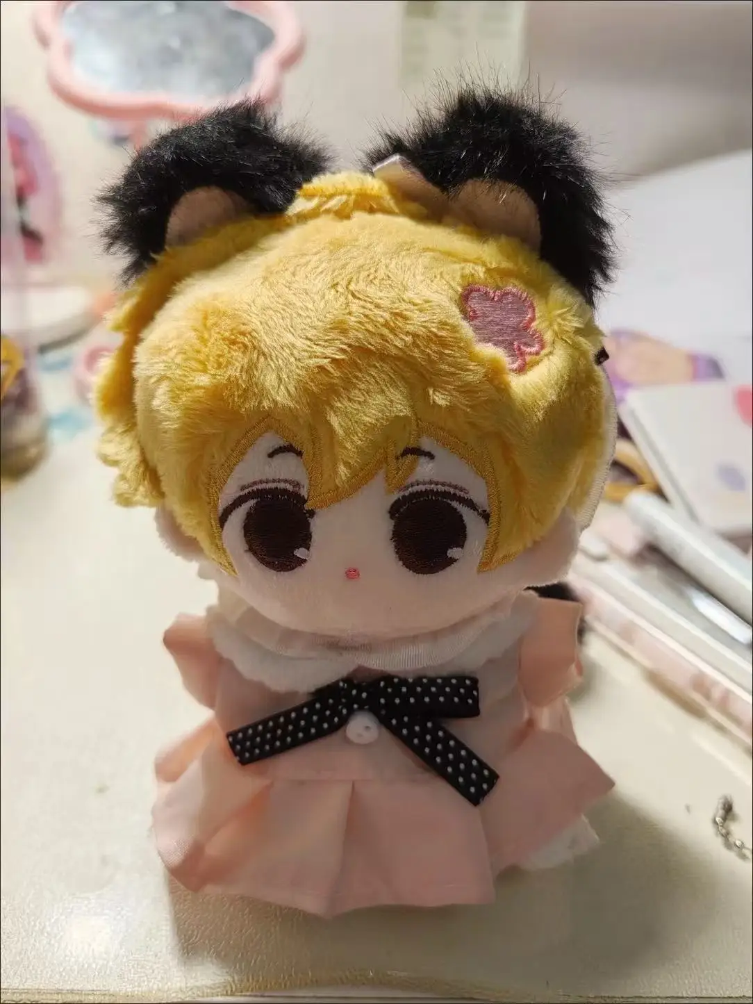 

Мягкая плюшевая кукла-игрушка Мицунуи Ханиноцудзака (Хани-сенпа) из аниме-сериала «Клуб хостов школы Оран» (10 см), хлопковая, для переодевания, подарок для детей