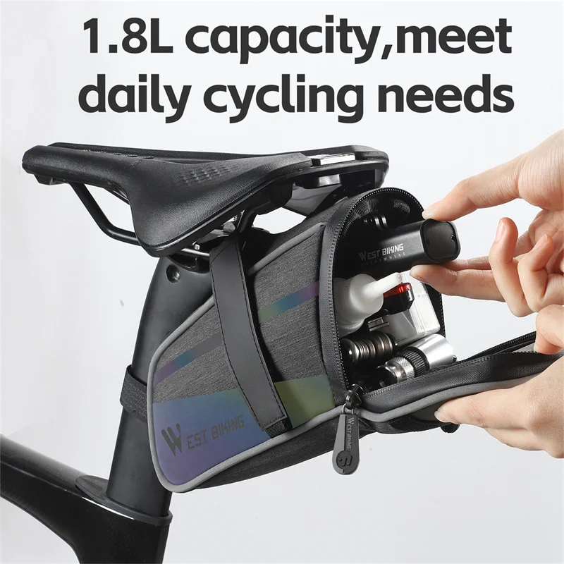 West Biking 1.8L Portable Saddle Bag
