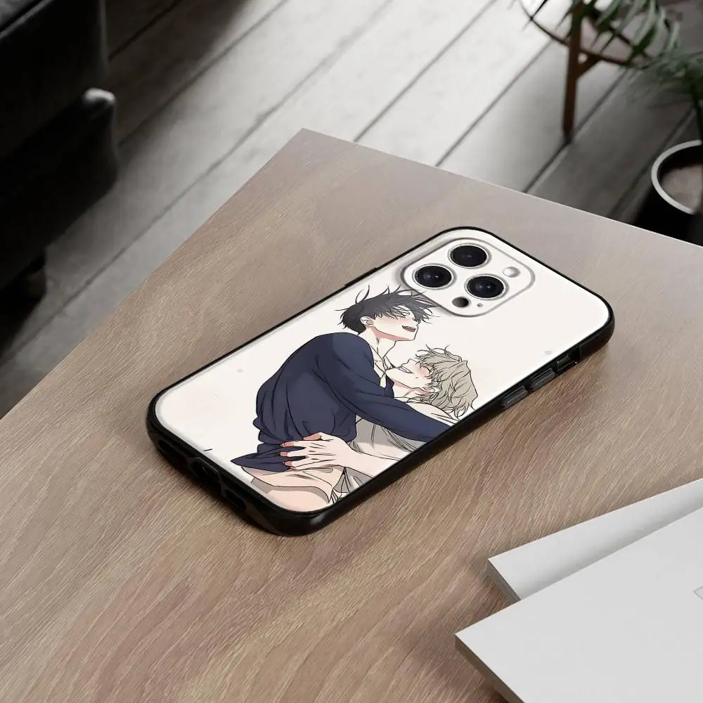 الكورية كاريكاتير منخفضة المد الشفق جراب هاتف آيفون 17 16 15 11 12 13 14 برو ماكس 16 زائد 12 Mini 7 8 XR XS 15Pro ماكس غطاء #3