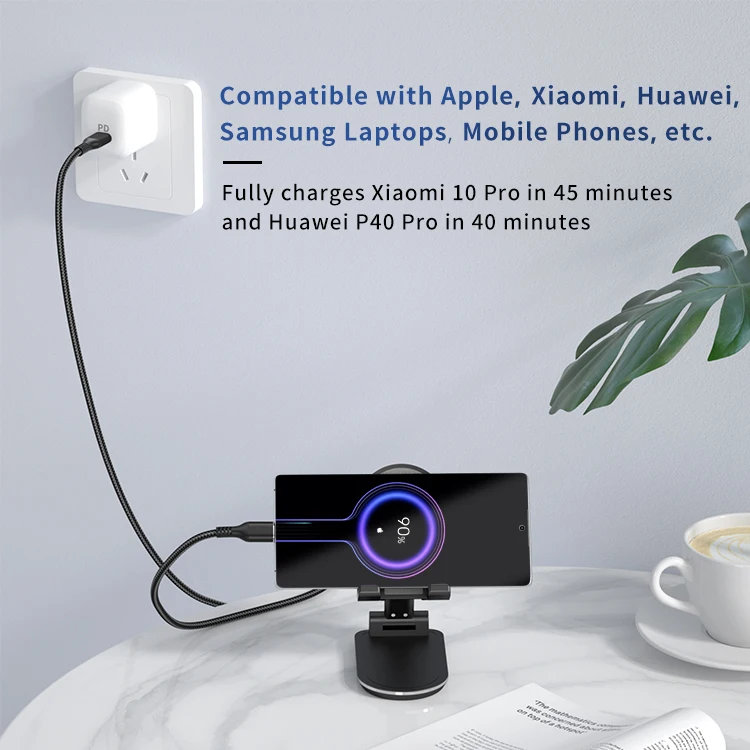 Super Fast Charge USB C Data Cable 5A Dual Type-C Connector with E-mark Chip for Huawei Xiaomi Notebook 100W Charging