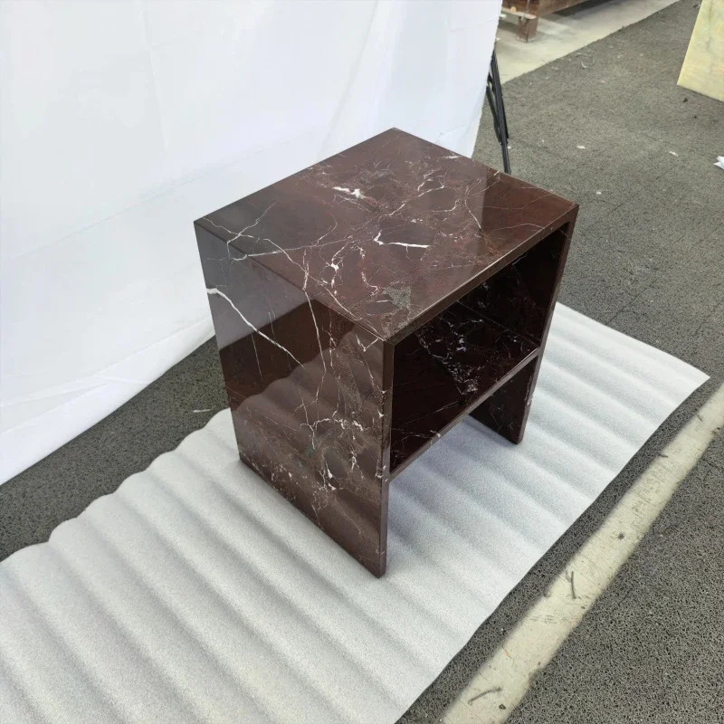 Furniture Carata Viola Bella High-End Marble Bedside Table