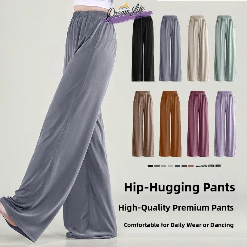 

Ele Wide Leg Pants Classical Dance Practice orm Women's Modern Dance Performance Clothing Ethnic Stage Costume