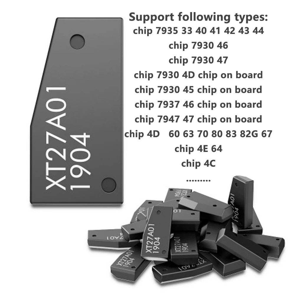 Xhorse VVDI Super Chip XT27B Adds ID46/ID47 Electric/ID49/MQB Types Transponder Update from XT27 XT27A01 for VVDI2/Key Tool Max