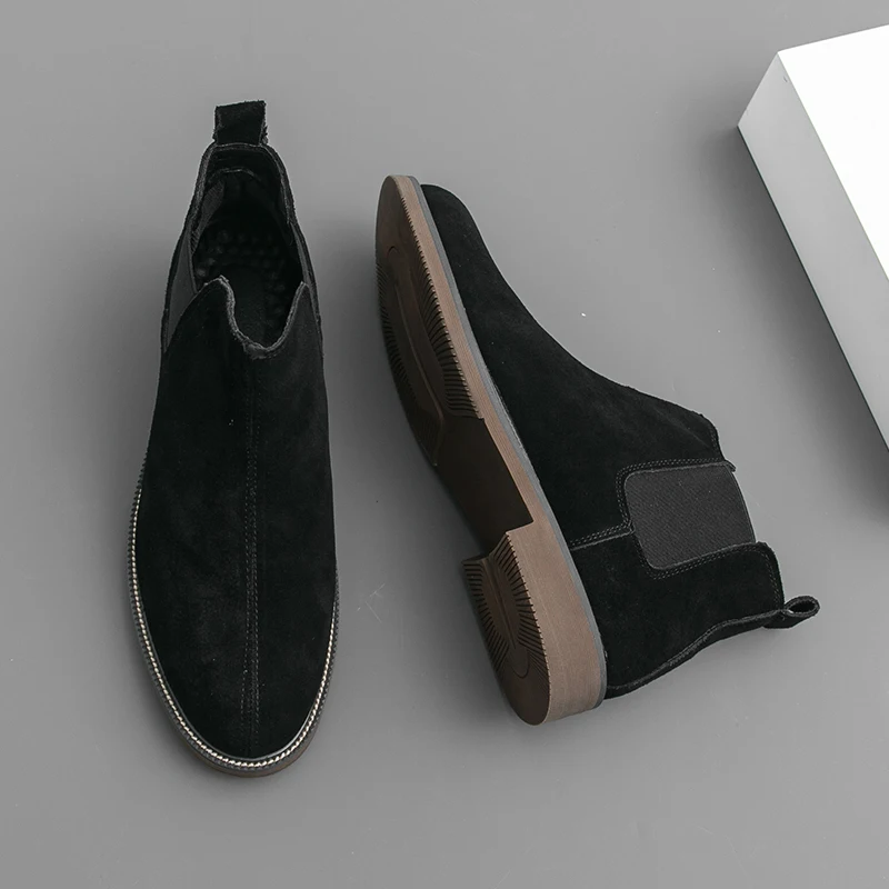 

Мужские ботинки размер 45-46, осенне-зимние, в английском стиле, универсальные, модные