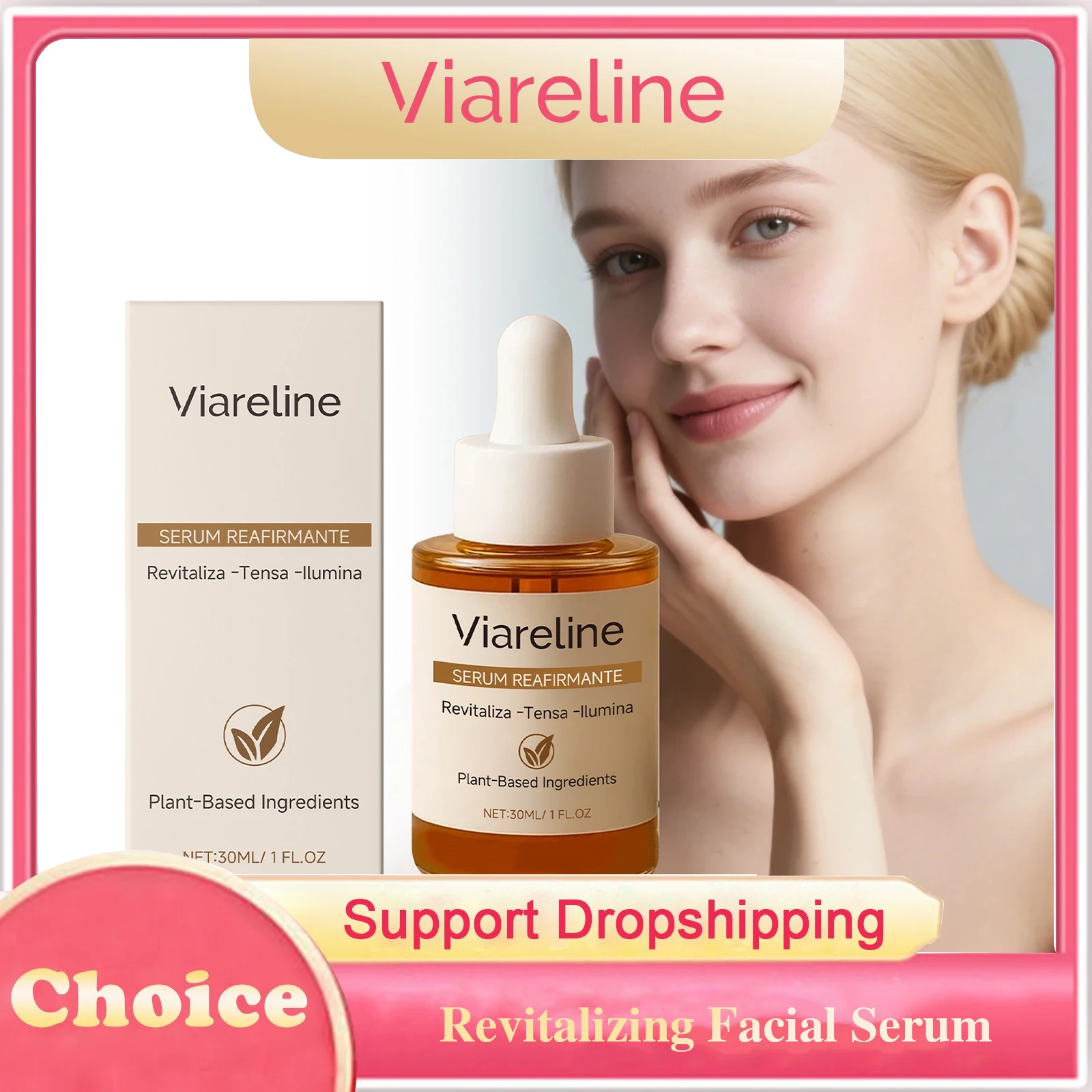 

Revitalizing Facial Serum Firming Lifting Hydrating Brightening Fade Fine Lines Reduce Wrinkles Glowing Smooth Repair Dull Serum