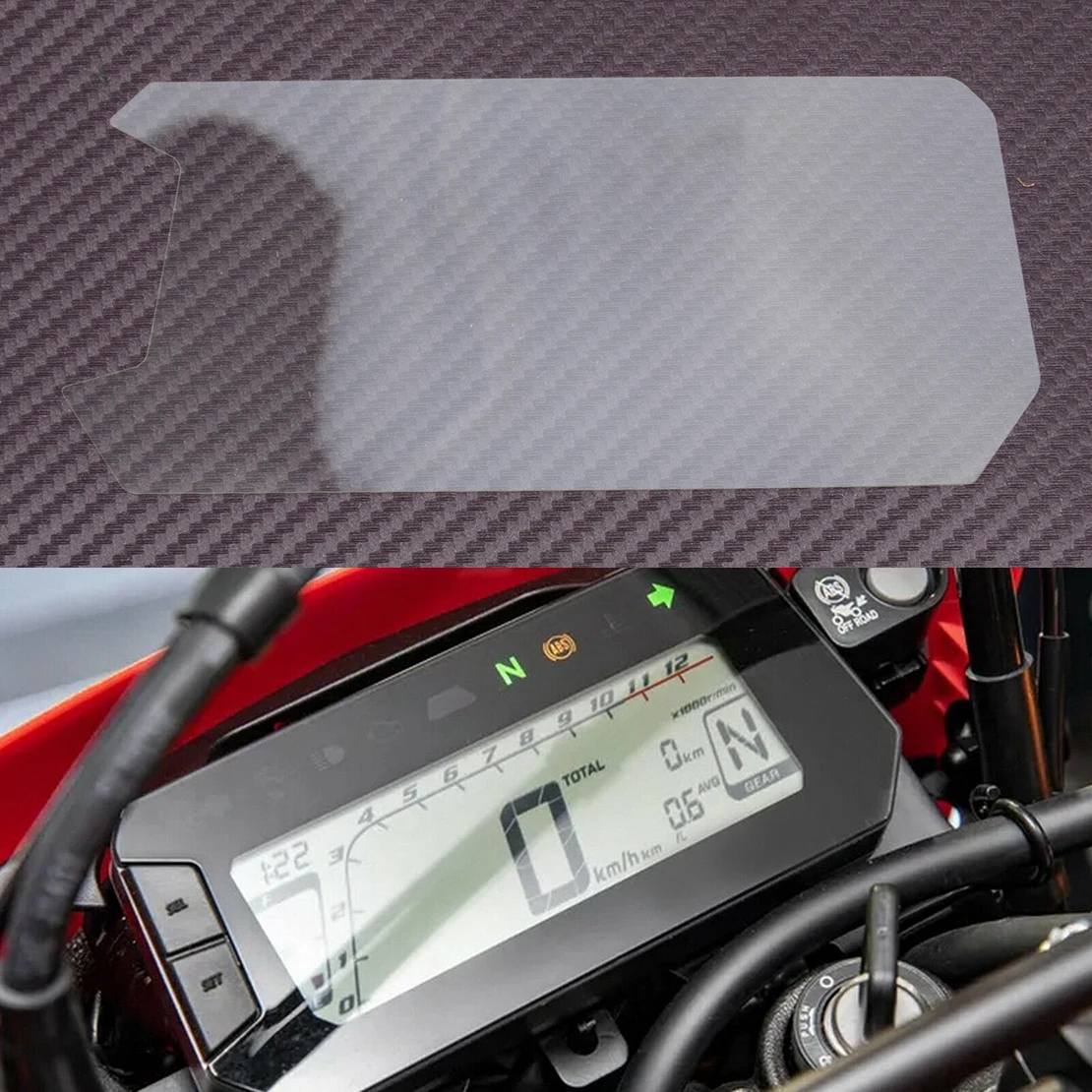 Motorcycle Dashboard Instrument Screen Protector Film TPU Fit For Honda CRF300L Rally CRF 300L 2021 New