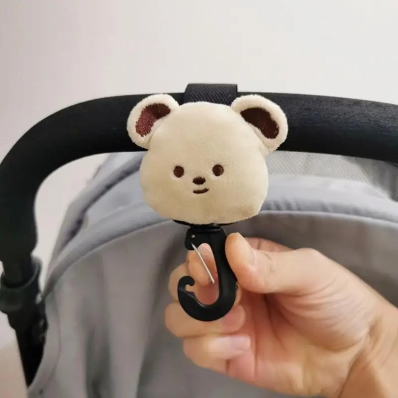 

Y88D Strollers Accessories Pram Clip Baby Strollers Hooks Universal Pushchair Pram Clips 360 Degree Loop for Hanging Bags