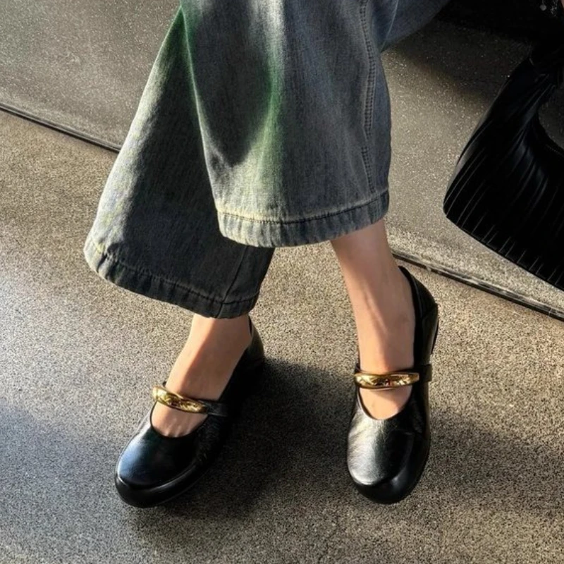 2025 Luxury Bowtie Mary Janes Women Square Toe Shiny Leather&Silk Flats Ballets Femmes  Dance Party Ball Bridal Wedding Shoes