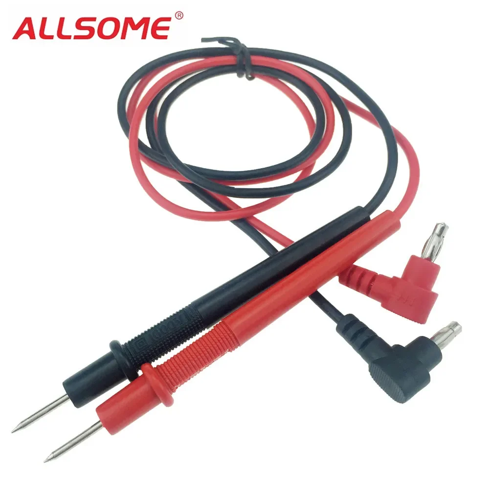 ALLSOME Universal Probe Test Leads Pin for Digital Multimeter Meter Needle Tip Multi Meter Tester Lead Probe Wire Pen Cable 10A