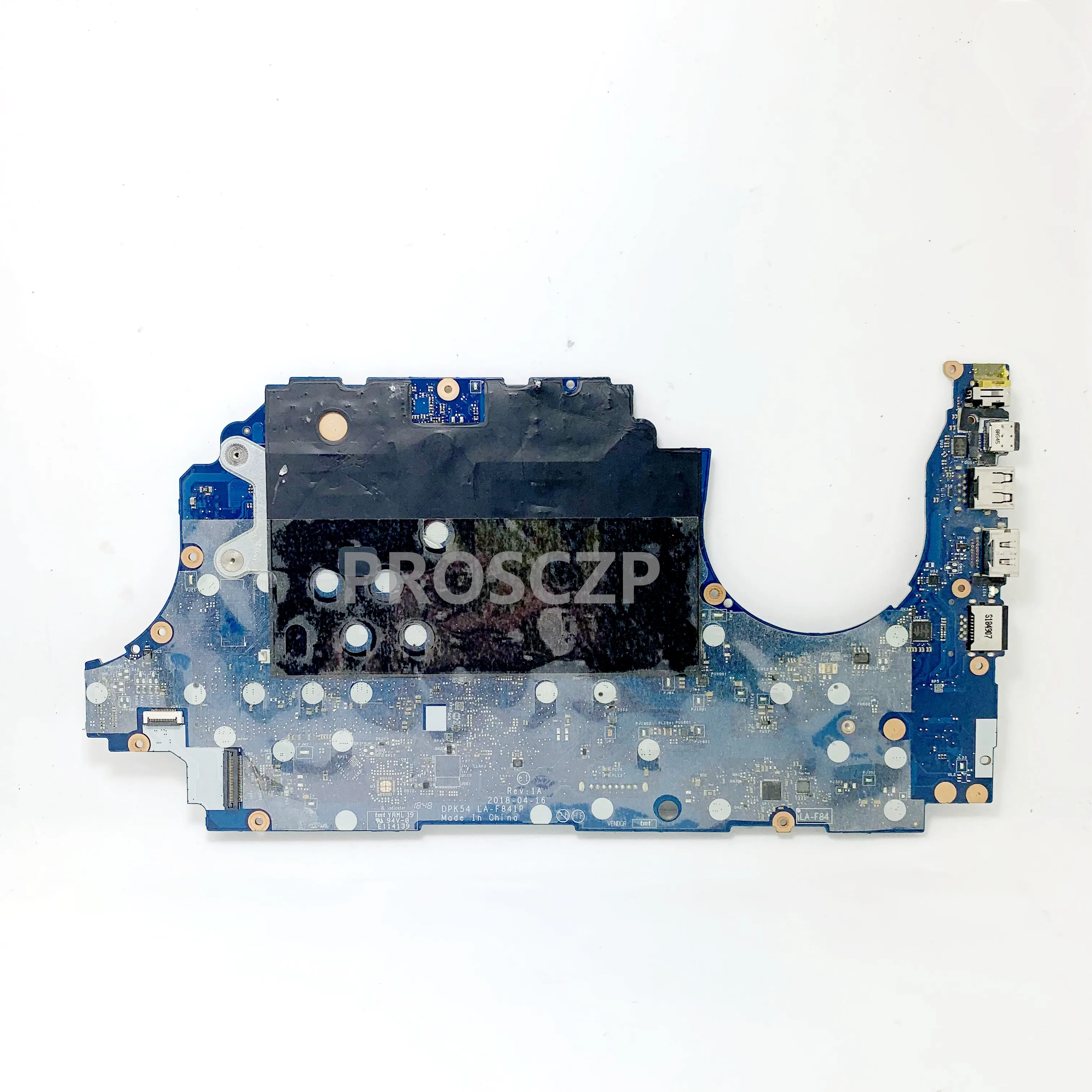 DPK54 LA-F841P Mainboard For HP Pavilion 15-CX Laptop Motherboard N17P-G1-A1 GTX1050Ti With SR3Z0 i5-8300H CPU 100% Full Tested