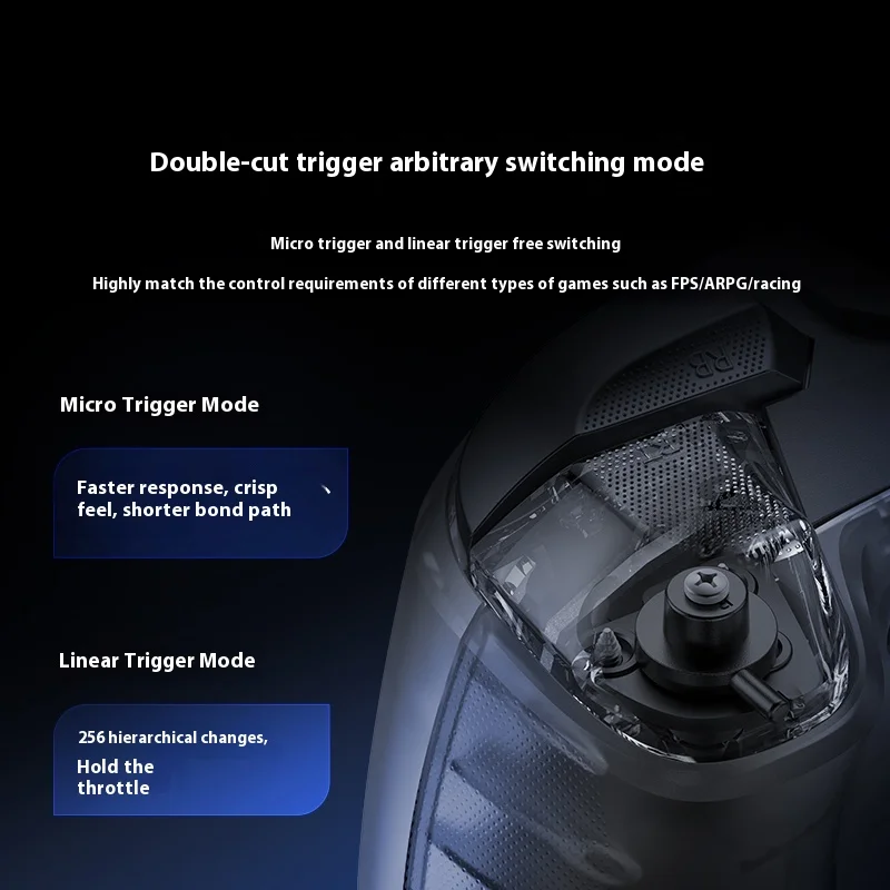 RedMagic Phantom Blade Pro Sangokushi Limited Nirkabel 1000HZ Pengendali Game Uap Xbox NS PC Basis Aluminium Hall Pemicu PC