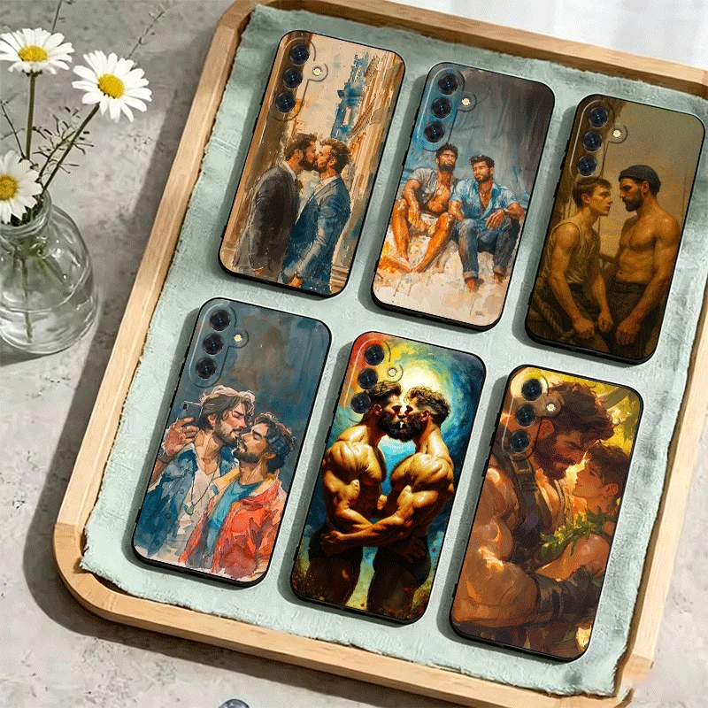 Muscle Man Gay Fitness Phone Case For Samsung Galaxy A17 A16 A15 A14 A13 A57 A56 A55 A54 A53 A37 A36 A35 A34 A33 A27 A26 A25 A24