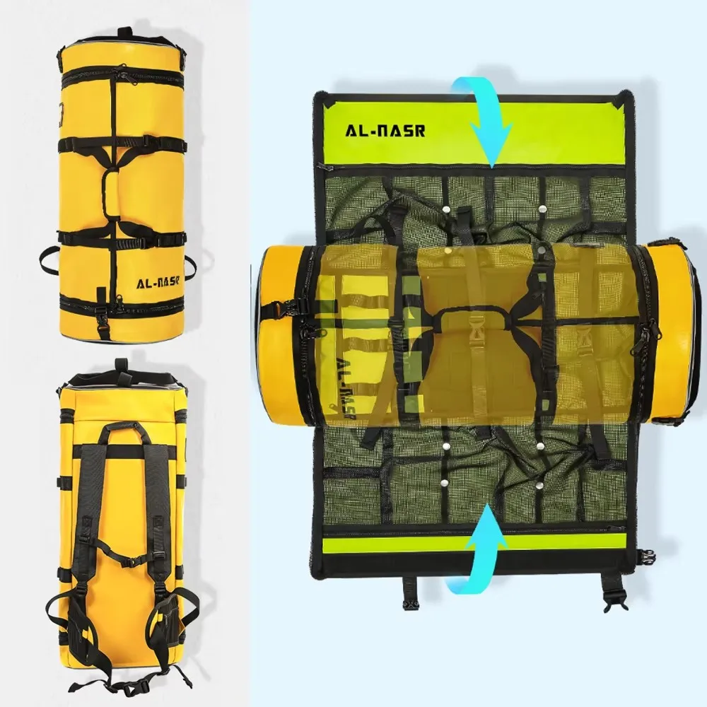 

Multi Functional Backpack,Pvc Mesh Fabric,Waterproof Large Capacity Outdoor Hiking Climbing Equipment Storage Hand-Held Tool Kit