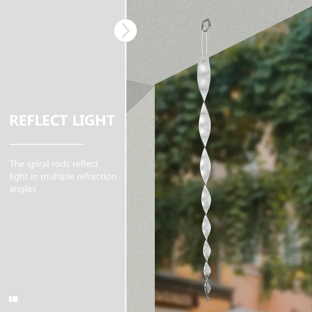 

30Pcs Reflective Bird Repelling Rods Multi Refraction Angles Breeze Sunlight Effective Crow Pigeon Magpie Bird Devices