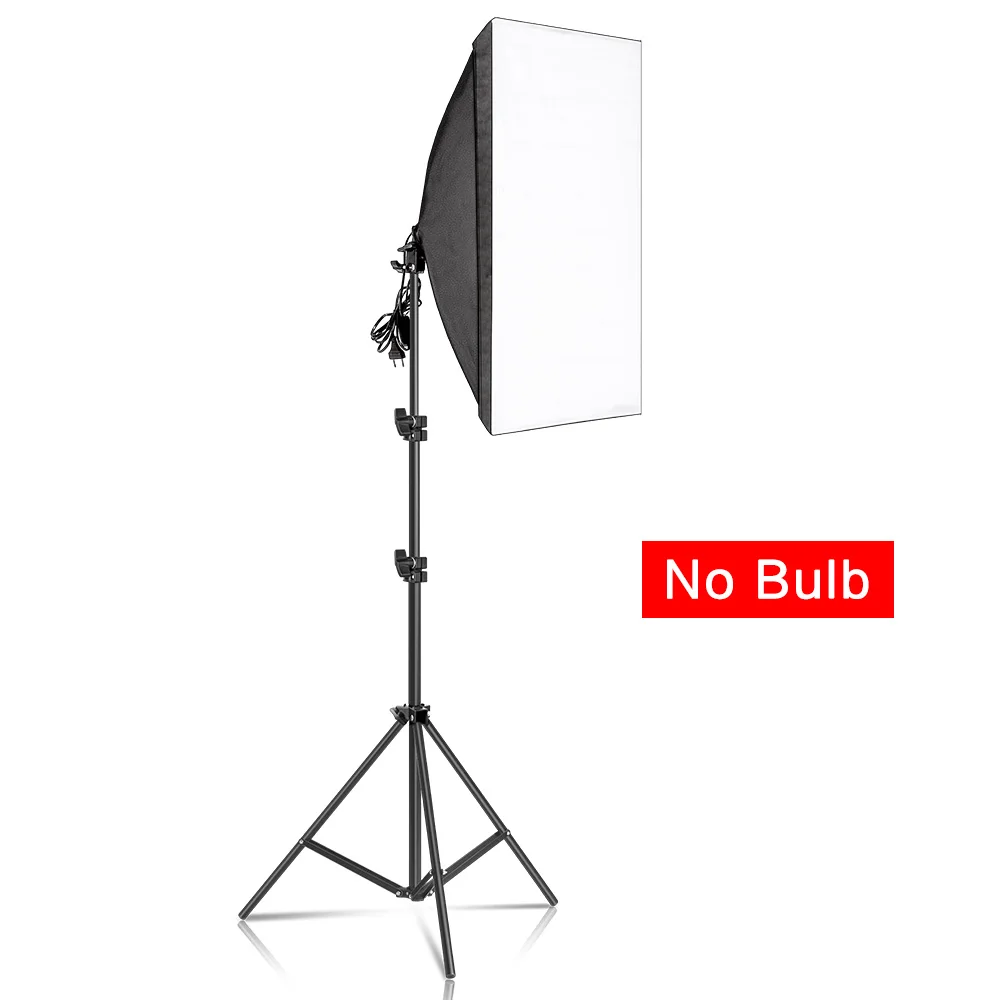 SH Photography Softbox Lighting Kits 50x70CM Professional Continuous Light System soft boxes For Photo Studio Equipment