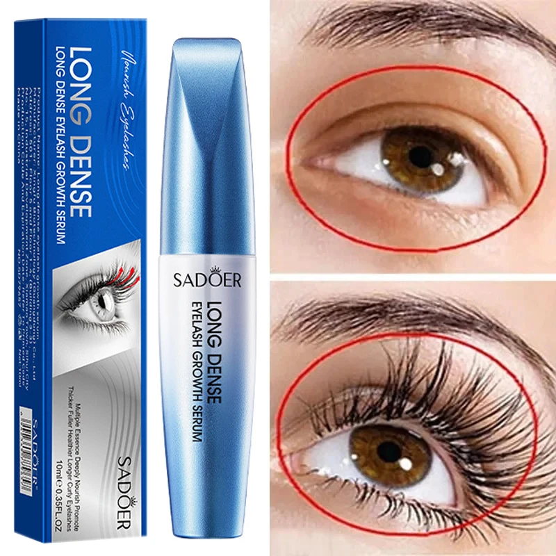 Siero per la crescita rapida delle ciglia Potenziatore naturale delle ciglia Nutriente a lunga durata Allungamento Più spesso Curling Lash Sopracciglia Crescita Trucco
