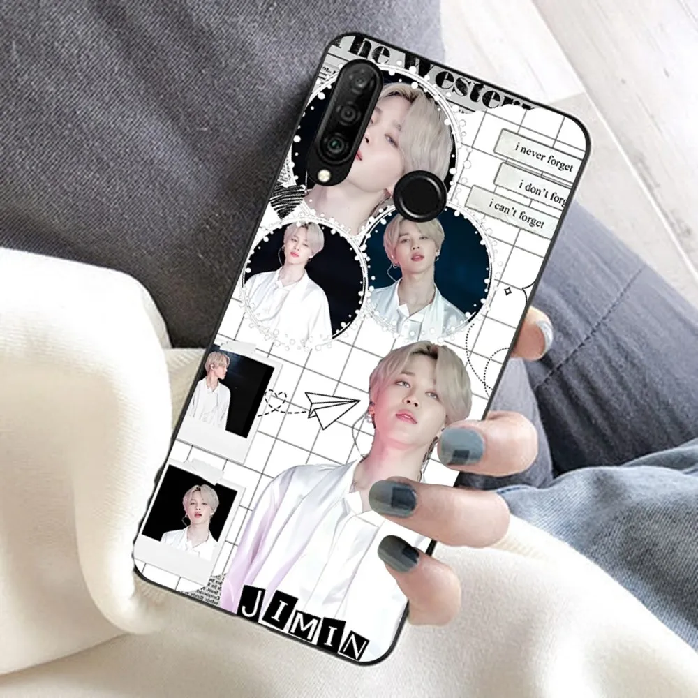 Park J-Jimin Kpop Phone Case For Huawei Honor 10 lite 9 20 7A 9X 30 50 60 70 pro plus Soft Silicone Cover