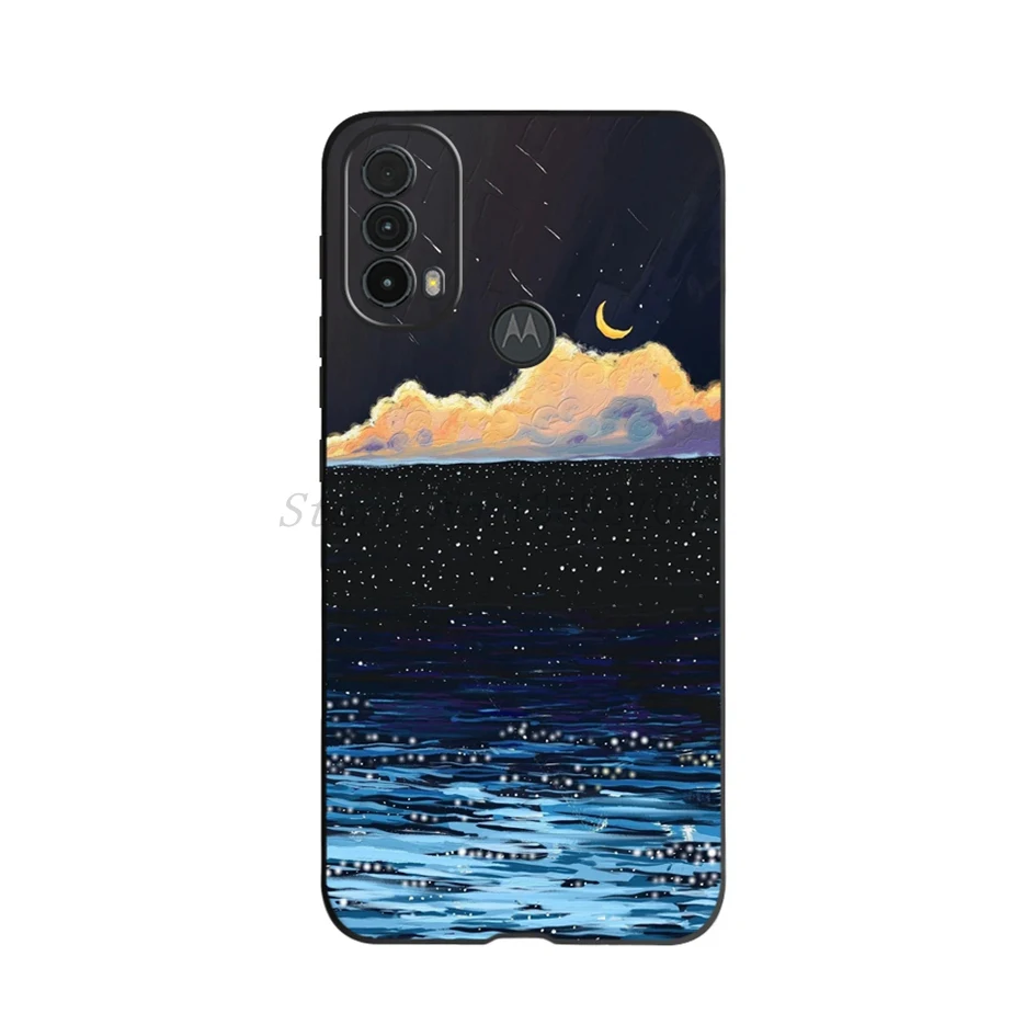 For Motorola Moto E40 Case Black Silicone Shockproof Cover For Motorola Moto E30 Funda MotoE30 MotoE40 E 40 E 30 Coque Soft Capa