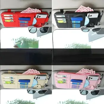 Organizér do auta s sluneční clonou, více kapes, příslušenství do interiéru auta, kapesní organizér, pouzdro na dokumenty do auta, držák na pero 10 nejlepší prodej Sluneční clona Toyota Fortuner - №6