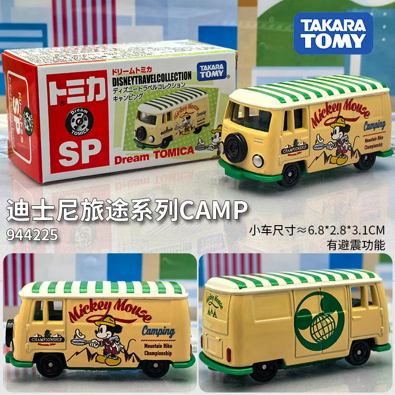 

TAKARATOMY Disney, тематическая модель автомобиля из сплава с Микки Маусом, воздушная лестница, пожарная машина, коллекционное украшение, подарок для мальчиков и девочек